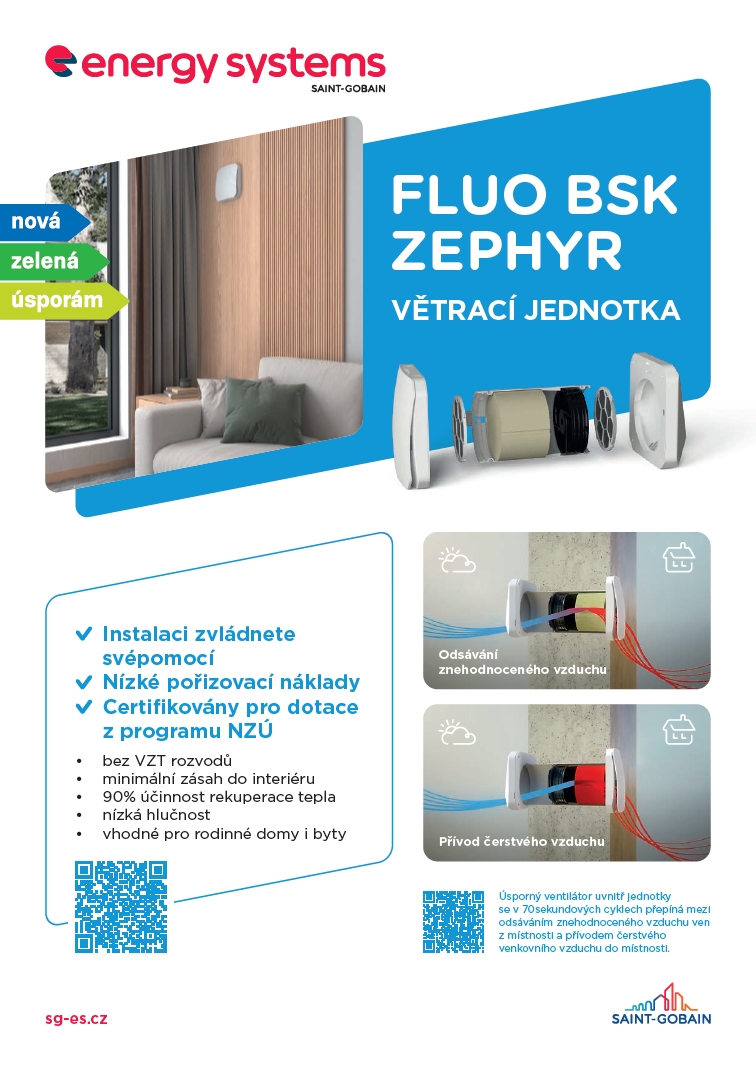 Lokální větrací jednotka BSK Zephyr